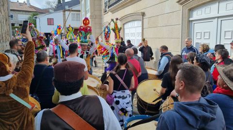 Ourense demuestra que es tierra de entroido.Ronda do fuli�n en Manzaneda..