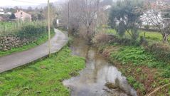 El lugar donde se ahog� el motorista fallecido en Baiona