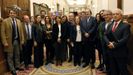 Diputados gallegos, despu�s de la aprobaci�n en el Congreso de la transferencia de la AP-9
