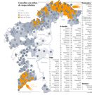 Concellos con ni�os de vespa velutina