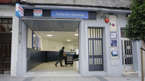 En el inicio de la ronda de Outeiro disponen de un taller para reparaciones rápidas y mantenimientos básicos.