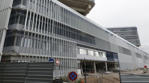 El  nuevo hospital pblico de Pontevedra, en la recta final de la obra