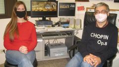 Irene Ortiz Leal desarrolla su investigacin en la Facultade de Veterinaria, en la que Pablo Snchez Quinteiro es profesor