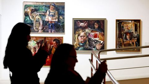 La muestra antol�gica de la pintura de Segura Torrella puede permanece expuesta en el Centro Cultural Torrente Ballester.