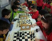 Ochenta escolares participaron en el torneo comarcal de ajedrez