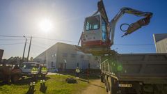 Imagen de la vuelta al trabajo de este lunes