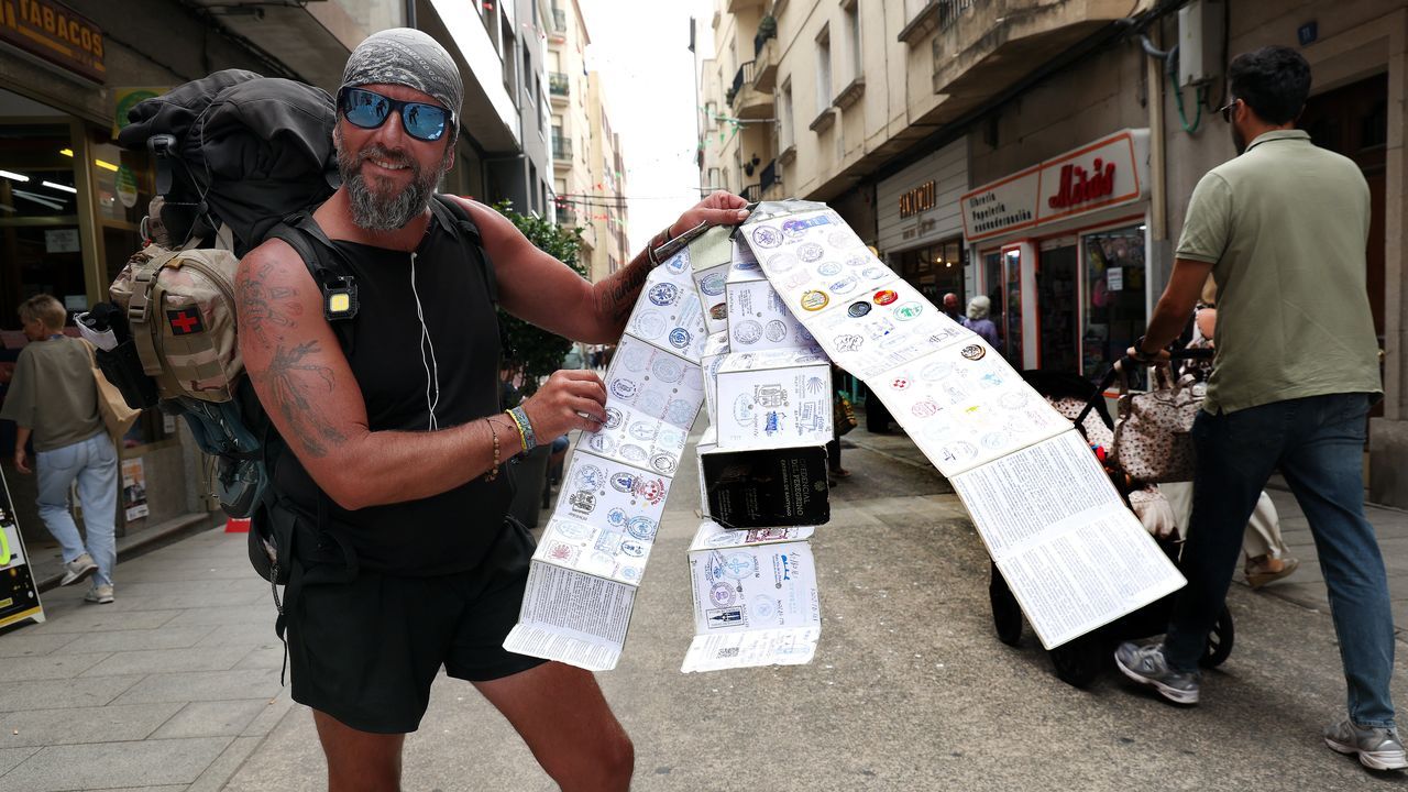El legionario toledano que culminó con el Camino A Orixe un año de peregrinaciones: «Ha sido mi mejor experiencia»