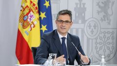 El ministro de la Presidencia, Relaciones con las Cortes y Memoria Democr�tica, F�lix Bola�os.