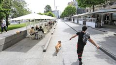 Las terrazas de Vigo podr�n ampliarse si hay espacio para peatones