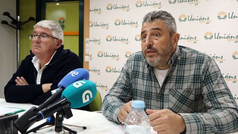 F�lix Porto, a la izquierda, y Jos� Ram�n Gonz�lez, en una foto de archivo