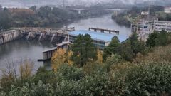 Prueba de sirenas en la presa de Velle (Ourense)