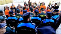 Pleno tenso en Baiona