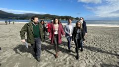 La conselleira �ngeles V�zquez, en su visita a Ortigueira