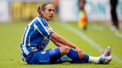 Carril, durante su etapa en el Fabril. 