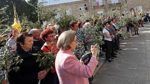 SEMANA SANTA EN BARBANZA, PROCESIN DE LA BORRIQUITA Y BENDICIN DEL DOMINGO DE RAMOS