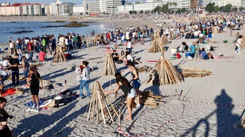 La fiesta de San Juan en A Coru�a 