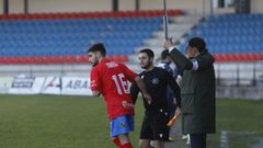 Momento del estreno de David Rojo en O Couto