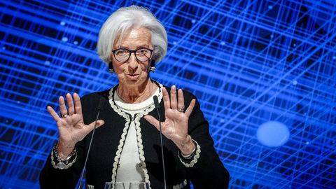 La presidenta del BCE, Christine Lagarde
