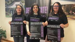 La concejalaEstefana Ramos,la asesora xurdica Mara Prezy la tcnica de Igualdade Carolina Rodrguez