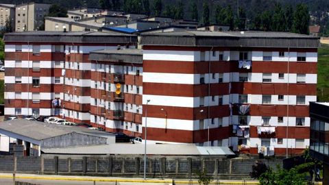 Imagen de archivo del edificio del cuartel de la Guardia Civil en O Porriño