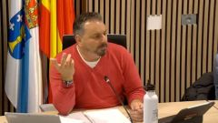El alcalde de Gondomar, Francisco Ferreira, durante el pleno del 24 de diciembre