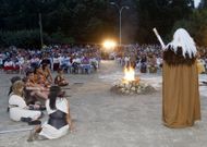 En el Bispo Santo tuvo lugar anoche el preg�n y la escenificaci�n de la leyenda de San Gonzalo. 