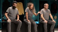 Maseda, � dereita, nun dos intres da obra teatral �Territorio Regueifa�