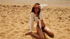 La playa de Mera de Oleiros (A Coru�a), escenario de la �ltima campa�a de Zara (Inditex).