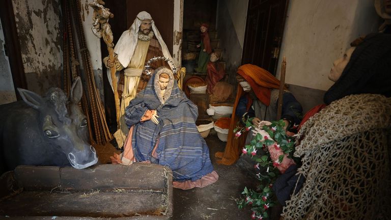 &Aacute;lbum con todas las im&aacute;genes del bel&eacute;n gigante de Viveiro