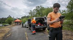 Imagen del dispositivo montado en la zona de O Barral