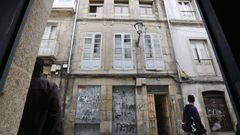 La vivienda okupada en la R�a do Mi�o