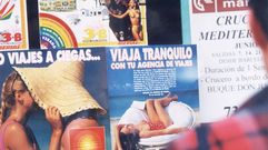 Ofertas en el escaparate de una agencia de viajes
