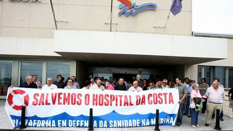 Los mari�anos se manifestaron en numerosas ocasiones en defensa del Hospital da Costa