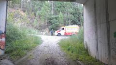 El accidente se produjo en el entorno de la autov�a de Barbanza.