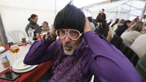 Cocido por San Fidel baixo a carpa do Carril