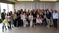 Compa�eros de la promoci�n 1982-1988 de la Facultade de Medicina de Santiago