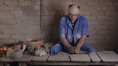 En el taller de un alfarero