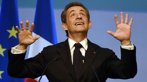 El expresidente franc�s, Nicolas Sarkzoy