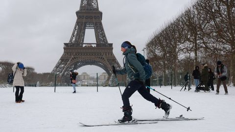 Intenso�fr�o y nieve en Europa para empezar el 2026
