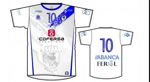 La nueva camiseta de O Parrulo para la pr�xima liga.