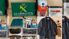 Parte de los objetos recuperados, que fueron devueltos a sus due�os