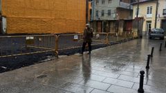 El solar fue asfaltado esta semana y ya est� listo para recibir coches