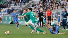 Imagen de archivo del derbi contra el Ourense CF en A Malata en la primera vuelta. 