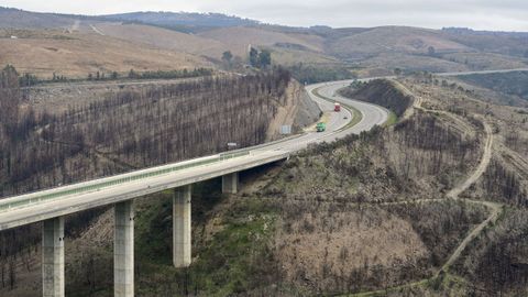 Imagen de archivo de la A-52 en el trmino de Vilardevs