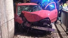 Coche accidentado