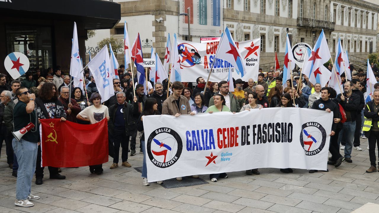 Unas 200 personas protestan en Vigo contra «a represión e o fascismo»