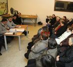 El alcalde se reuni� recientemente con los vecinos de Cortegada. 