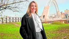La presidenta de Extremadura y candidata a la reelecci�n, Mar�a Guardiola, este jueves en M�rida.