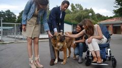 Visita de miembros del equipo de gobierno al Albergue de Animales