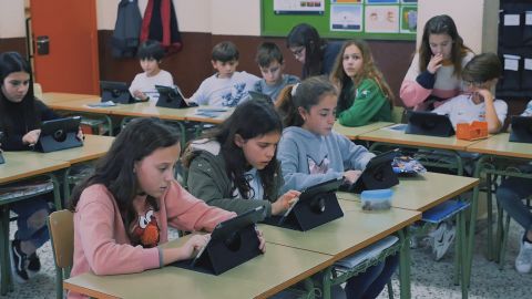 Muchas de las alumnas de este colegio quieren ser ingenieras informáticas